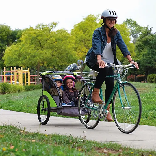 child bike trailer weight limit